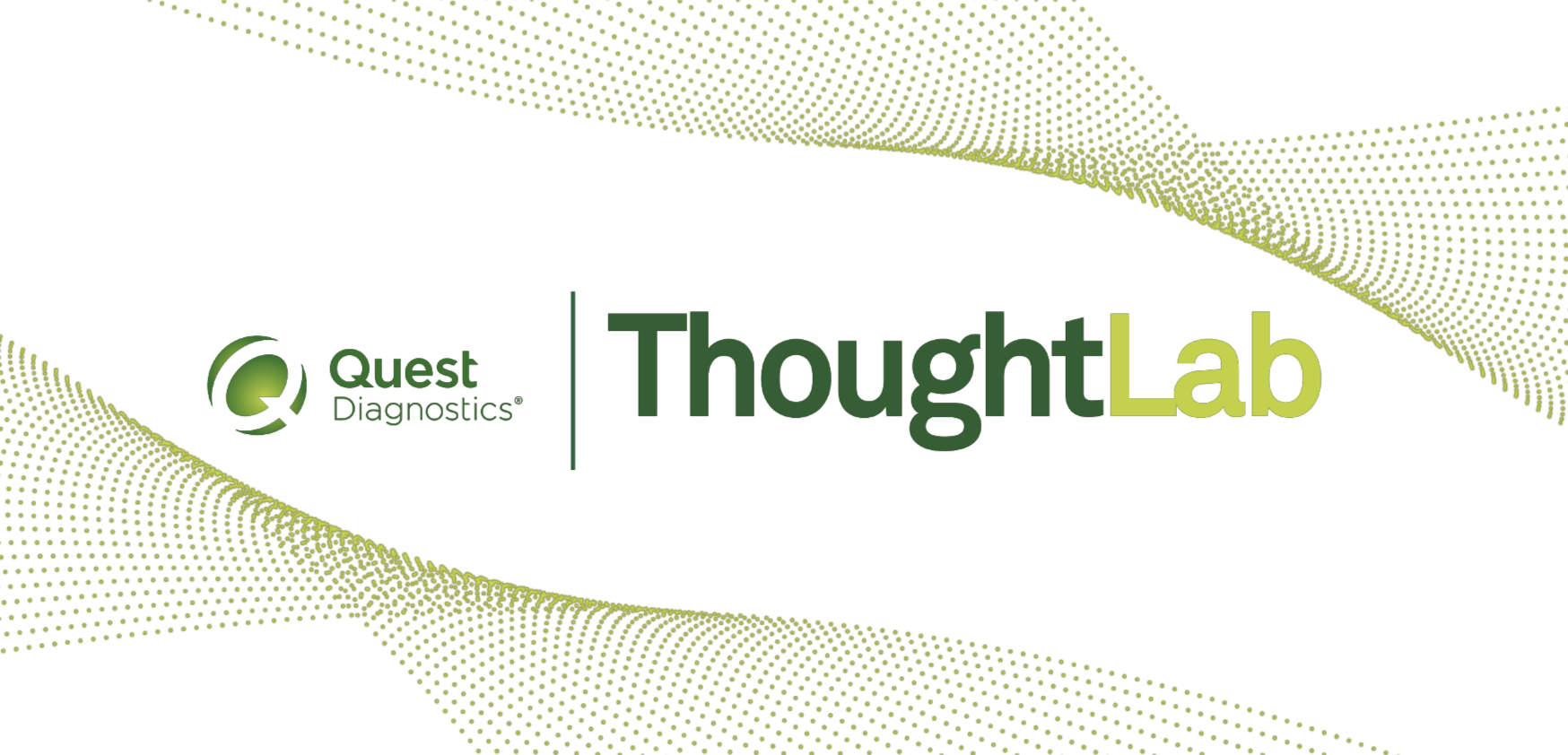The logo of ThoughtLab, an expert thought leadership community sponsored by Quest Diagnostics, and created in partnership with PJA Marketing + Advertising
